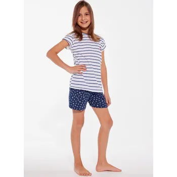 Dívčí pyžamo Dívčí pyžamo CORNETTE.1792 MARINE bílá-tmavě modrá 122/128 0