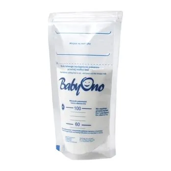 dětská jídelní sada Sáčky k uskladnění mateřského mléka, potravy, 20ks, BabyOno