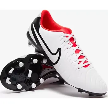 Kopačky Kopačky Nike Legend 10 Club FG/MG bílá/černá (6,5uk/ 40,5EU/ 25,5cm)