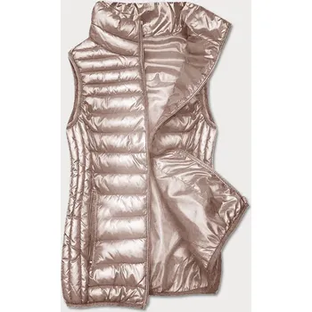 Dámská vesta Beige péřová dámská vesta s pružnými lemovkami, odstíny béžové XL (42) i392_23461-53