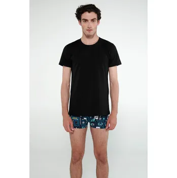 Pánské tričko Vamp - Pánská trika – set 2 ks 20870 - Vamp black m