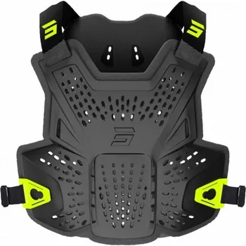 Motocyklový chránič hrudi a pátěře Chránič hrudníku Shot Airflow černý-fluo žlutý