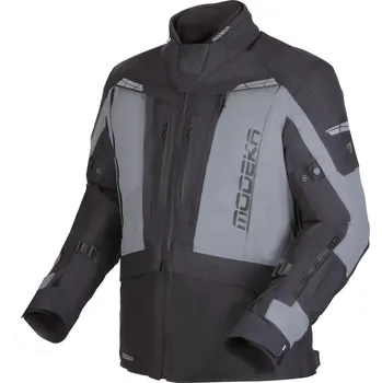 Moto oblečení Pánská textilní bunda MODEKA HYDRON Black / Antracit - L