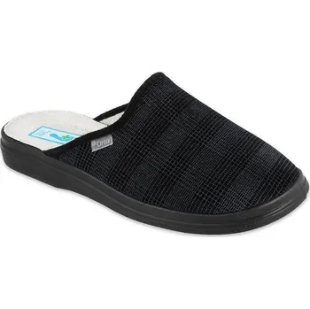 Pánské pantofle Pantofle Dr. Orto černé 132M016 na široké chodidlo - 46