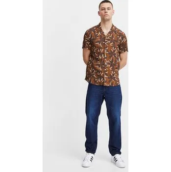 Pánská košile Blend Košile 20716382 Hnědá Regular Fit S