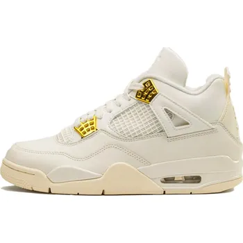 Pánská móda Air Jordan Jordan 4 "Metallic Gold" Velikost: 44.5