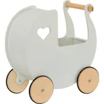 Moover Tradiční kočárek pro panenky - Bílý