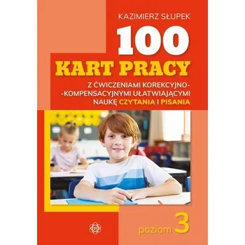 Cizojazyčná kniha 100 kart pracy z ćwiczeniami korekcyjno-kompensacyjny P3 - Słupek Kazimierz