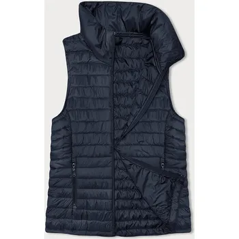 Dámská vesta Stojáčková dámská vesta Modrá Elegance od J.STYLE, odstíny modré M (38) i392_22388-47