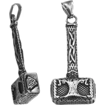 Přívěsek River Šperky. Ocelový přívěsek. 99203070023 - klasické provedení amuletu Thorovo Kladivo.