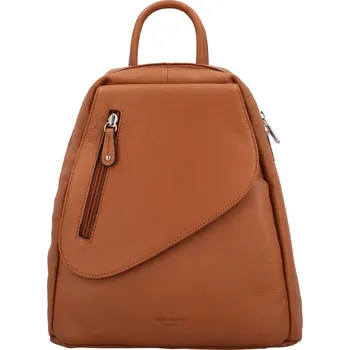 Městský batoh Dámský kožený batoh světle hnědý - Hexagona Pasha Two hnědá