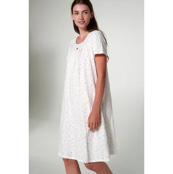 Vamp - Noční košile s potiskem 20388 - Vamp cream m