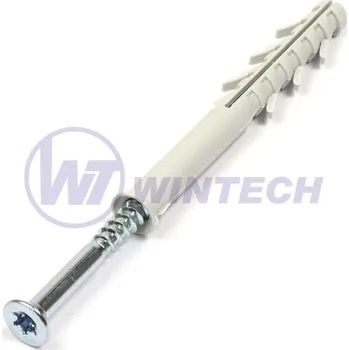 Hmoždinka Rámová hmoždinka RMT 8x80 s vrutem T Balení: 50 ks NDEAK08080BBO1