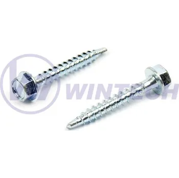 Šroub Střešní šr. bez EPDM 4,8 x 35 ZB red.vrt Balení: 250 ks CIADJ48035B4K