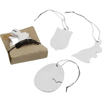 Velikonoční dekorace Lübech Living Obálka s 12ti velikonočními motivy 3dr. bílé