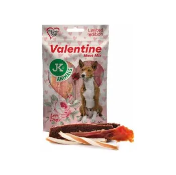 Pro psa Valentýnský masový Mix, kuřecí maso, kachní maso a jehněčí maso, 80 g