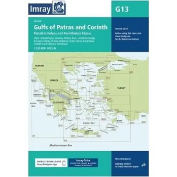 G13 Gulfs of Patras and Corinth - Imray