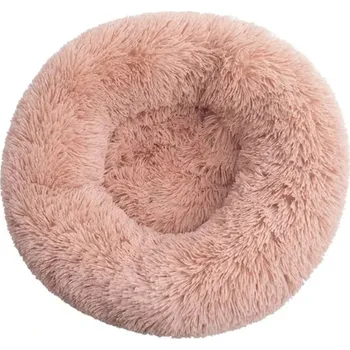 Pelíšek pro psa Nadýchaný pelíšek pro pejsky a kočičky - kulatý, jednobarevný (6 velikostí) Barva: 6 růžová, Velikost: 50 cm