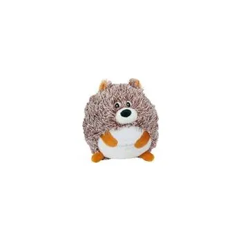 Hračka pro psa Nayeco hračka pro psa ježek 14 cm plyšová pískací hnědá