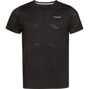 Oblečení a móda triko krátké pánské Progress ATHLETE černé (triko krátké pánské Progress ATHLETE černé)