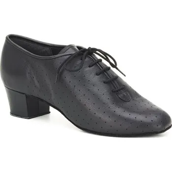 Pánské polobotky Taneční boty Bábor T1-D kůže černá podpatek 4 cm Velikost: 25