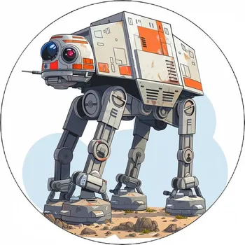 Jedlá dekorace na dort Jedlý papír Star wars AT-AT Walker 19,5 cm