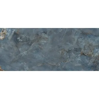 Obklad Aquamarine navy pol - dlaždice rektifikovaná 119,8x274,8 modrá lesklá 6005709