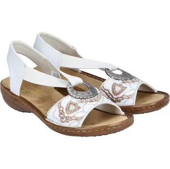 Dámské sandále Rieker 608B9-80 bílá, vel. 39
