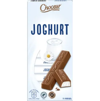 Čokoláda Choceur reigel Mléčná Čokoláda s jogurtem 11ks 200g
