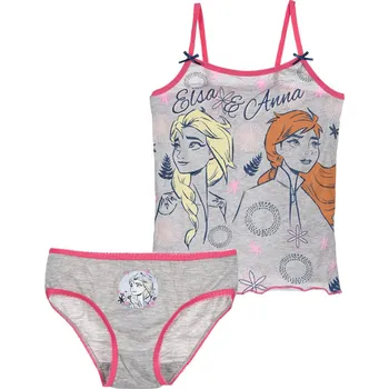 Dívčí spodní prádlo Dívčí spodní souprava DISNEY FROZEN šedá Velikost: 116-128