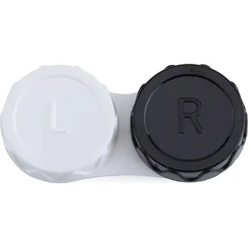 Kontaktní čočky Mini skladovací box na kontaktní čočky - Černá