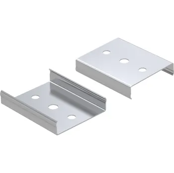 LED lišta Úchyt pro nástěnný LED profil lišta N7, rozměry 35×28 mm, otvory 4,1 mm a 2×3,4 mm, bez šroubků - LED Solution - 191311 - 191311