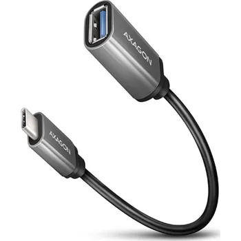 Datové redukce AXAGON RUCM-AFAC, kabelová redukce USB-C (M) USB-A (F), 20cm, USB 3.2 Gen 1, 3A, ALU