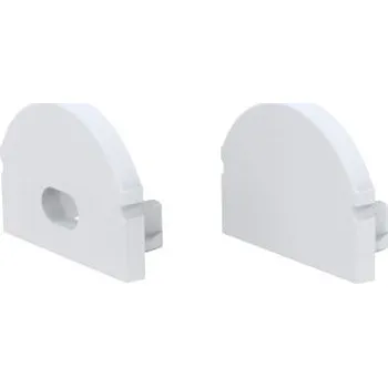 LED lišta Koncovka profil lištau N3 pro nacvakávací difuzor vypouklý - Koncovka s otvorem - LED Solution - 191325 - 191325