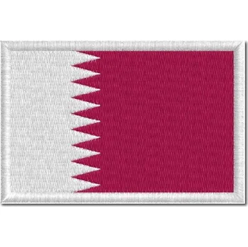 Nášivka Pelisport Nášivka Katarská vlajka 6 x 4 cm