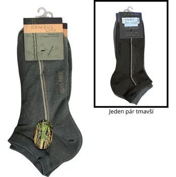 Pánské ponožky Bambusky Barva: Zelená, Velikost: 43-46 (29-31), Počet párů v sadě: 3