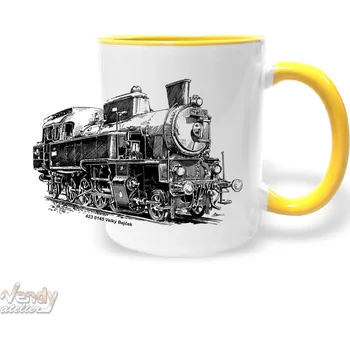 Hrnek - Parní lokomotiva 423 0145 - Velký Bejček Barva: Žlutá