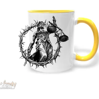 Hrnek - Justice Barva: Žlutá