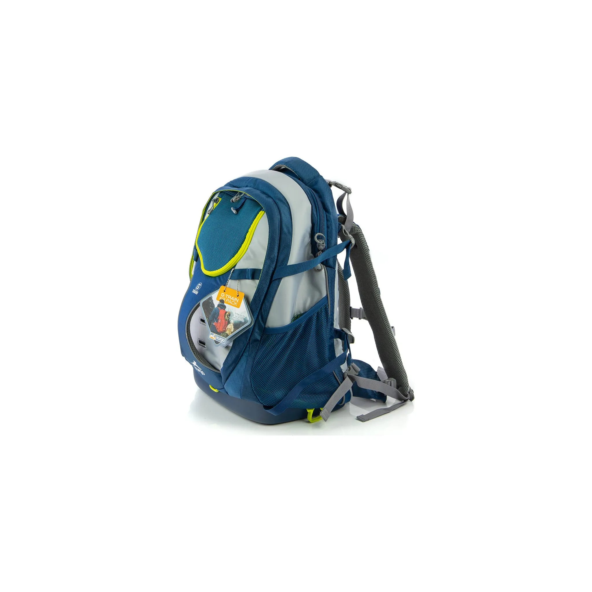 Fotografie 3 - Psí batoh Kurgo G-Train Dog Carrier Backpack 53,34 x 33,02 x 25,4 cm inkoustově modrý