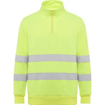 Pánská mikina Roly Spica Reflexní mikina HV9314 Fluor Yellow 221 3XL