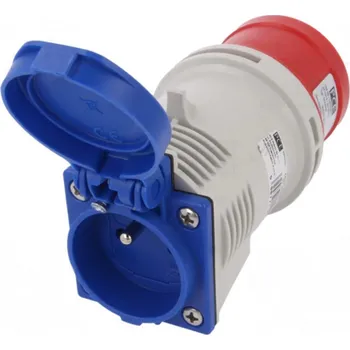 vypínač a zásuvka PC Electric 9433030 adaptér 16A/400V 5p na zásuvku 230V/16A CZ standard, IP44