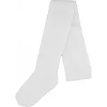 Dětské punčocháče bavlna se žakarovým vzorem, bílé, vel. 128/134; 128-134 (7-9r)