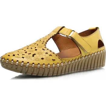 Dámské polobotky DÁMSKÉ POLOBOTKY QUO VADIS 01 360-1 24 ŽLUTÁ Barva: ŽLUTÁ, Velikost: 40