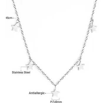 Náhrdelník Stylový náhrdelník ve stříbrné barvě - 429S