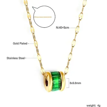 Náhrdelník Náhrdelník s barevným krystalem - 16JG