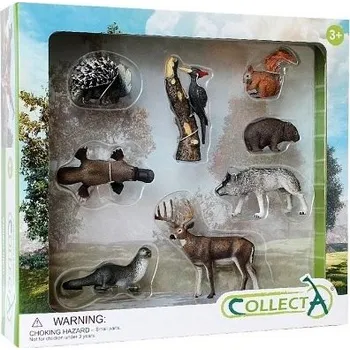 Hračka COLLECTA 84168 GIFT SET ZVÍŘATA Z LESA 8 ks