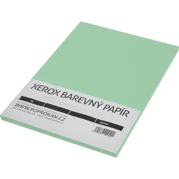 Papír pro tiskárny Barevný kancelářský papír zelená pastelová tmavá A4 160g 50ls