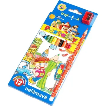 Pastelka Trojhranné pastelky 12ks