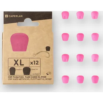 Umělá nástraha CAPERLAN Plovoucí kukuřice na kaprařinu XL růžová 12 ks RŮŽOVÁ