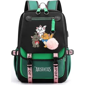 Městský batoh Disney batoh s USB nabíjením pro Notebook - 009